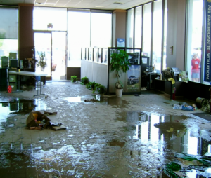 commercial water damage repair in Allen