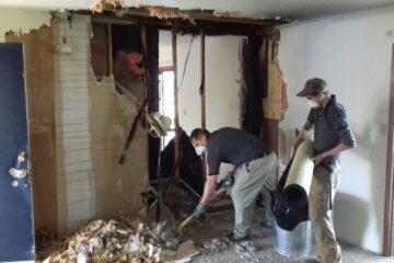 fire damage restoration in Allen cleanup team